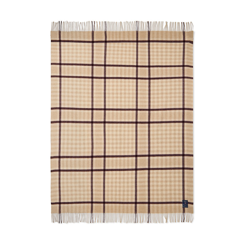 Lexington Checked Recycled Wool Pl&auml;d